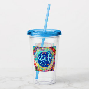 Reborn "spirivitet" Akryltumbler Take Away Mugg