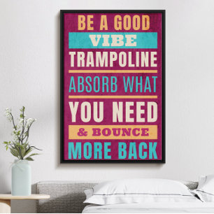 Rebound-energi, vacker inspirerande poster