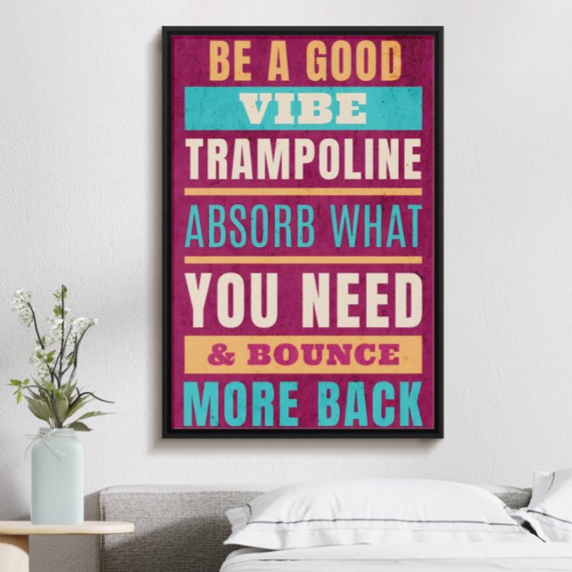 Rebound-energi, vacker inspirerande poster (Skapare uppladdad)