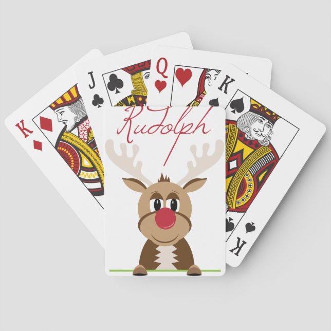 Rec Nposed Reindeer Casinokort (Baksidan)