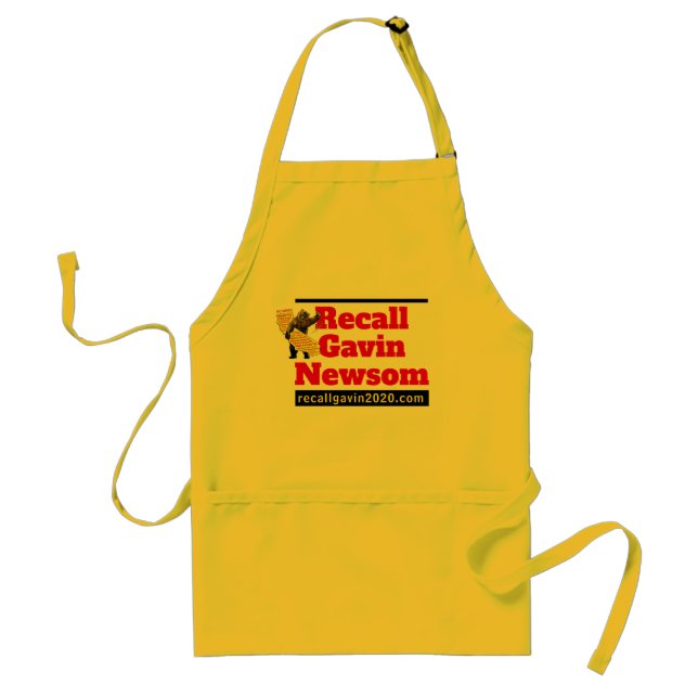 Recall Gavin Newsom Apron Förkläde (Framsidan)