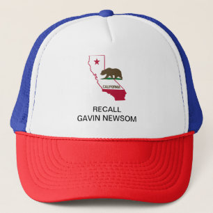 RECALL GAVIN NEWSOM GOVERNOR Hat Keps