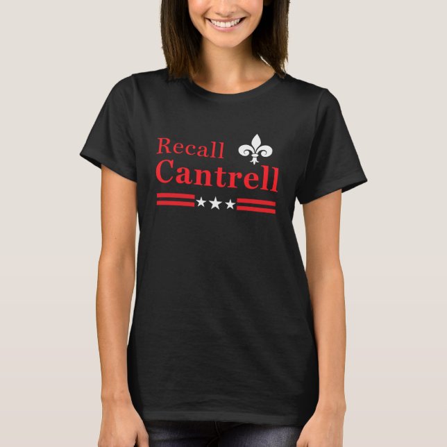 Recall Latoya Cantrell T Shirt (Framsida)