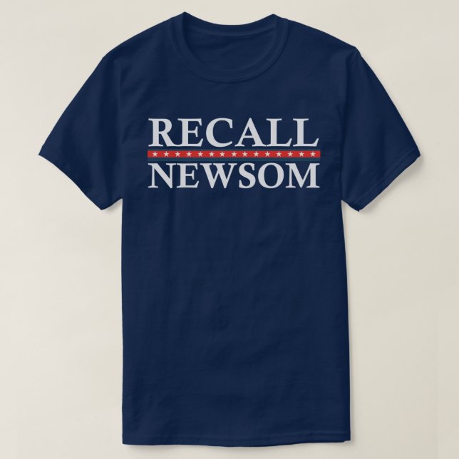 RECALL NEWSOM T-Shirt (Design framsida)