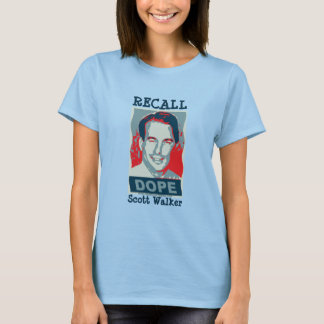 Recall Scott Walker Long Sleased Shirt T-shirt