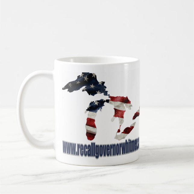 recallgovernorwhitmer.com Coffee Mugg (Vänster)