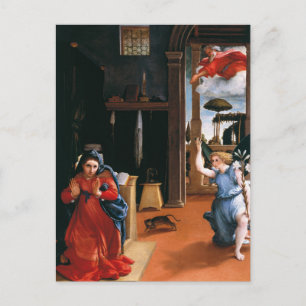 RECANATI-BEHANDELINGEN av Lorenzo Lotto Vykort