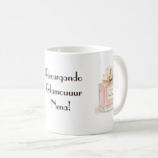 Recargando Glamour Nena Funny Pink Purse Perfume Kaffemugg