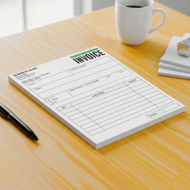 Receipt Books, Invoice Booklet for Small Business Anteckningsblock