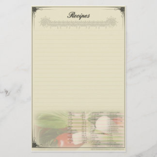 Recept Anpassat brevpapper