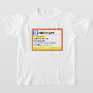 Recept Choklad Personlig T Shirt