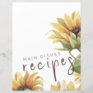 Recept Divider Main Dods Watercolor Solros