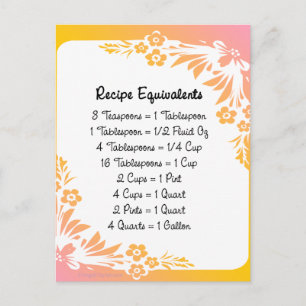 Recept Equivalent Pastel-Blommigt Vykort