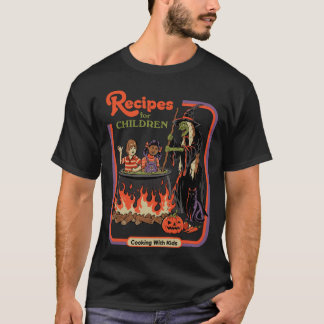 Recept För Barn Pojke retro tjej T Shirt