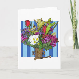 Recept för blommakort kort
