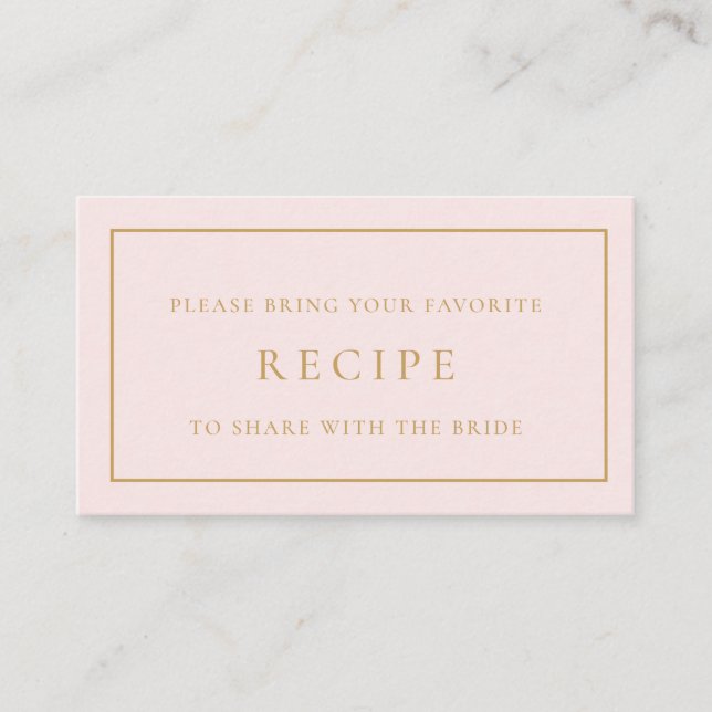 Recept för bröllopsfest med kronblad och Prosecco Tilläggskort (Framsida)