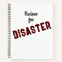 Recept for Disaster - handskriven kokbok för Spira