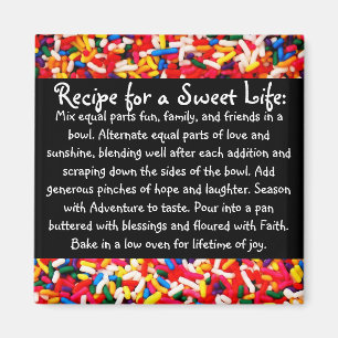 Recept för en söt livmagnet magnet