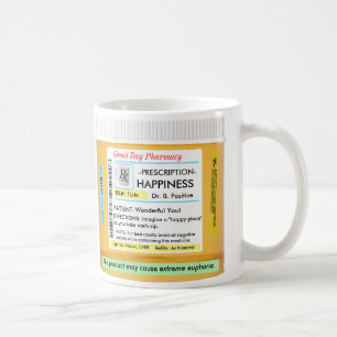 Recept för lycklig RX CustomizeABLEs Kaffemugg