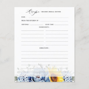 Recept för Möhippa av solrosblå skiffer