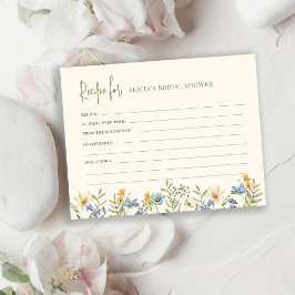 Recept för möhippa av vilda blommor tilläggskort