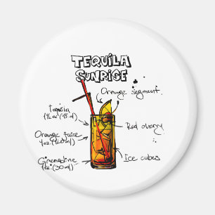 Recept för Tequilasoluppgångcoctail Magnet