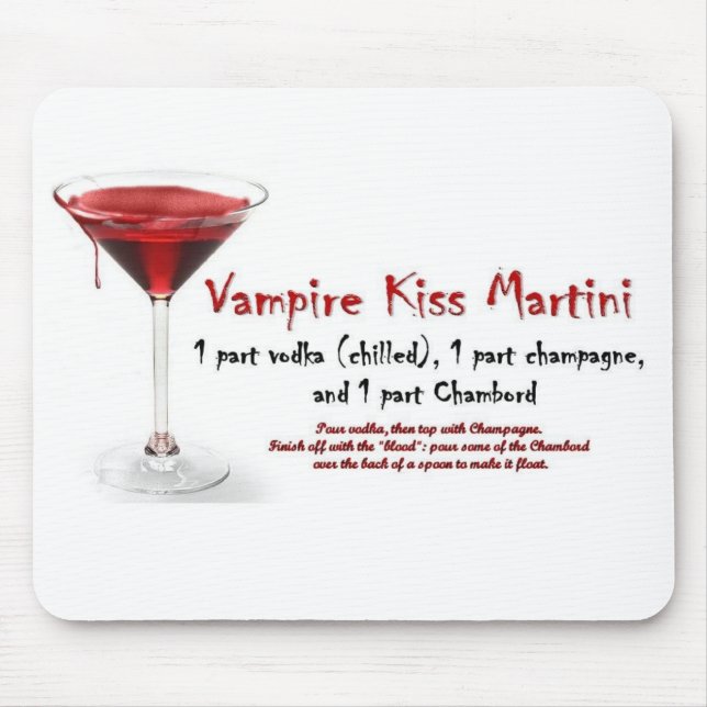 Recept för vampyrkyssMartini drink Musmatta (Framsidan)