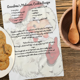 Recept Keepsak God Jul Vintage Jultomten Kökshandduk