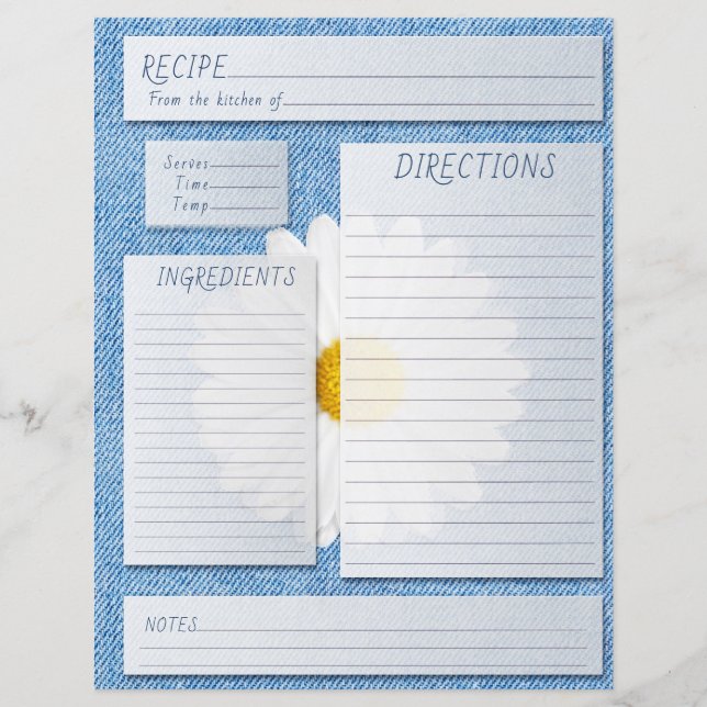 Recept Kokbok Insats Jeans Tusenskönor Land (Framsida)