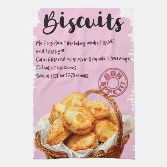 Recept på kakor kökshandduk (Vertikal)