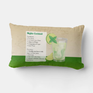 Recept på Mojito Cocktail Lumbarkudde