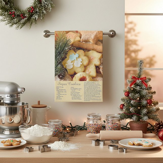 Recept på sockerkakor kökshandduk (Skapare uppladdad)