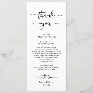 Recept Ställe Setting Tack, Svart teckensnittskort Program