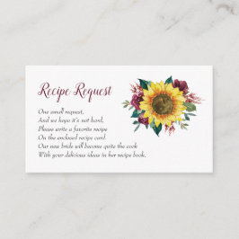 Receptbegäran Solros Burgundy Ro Tilläggskort