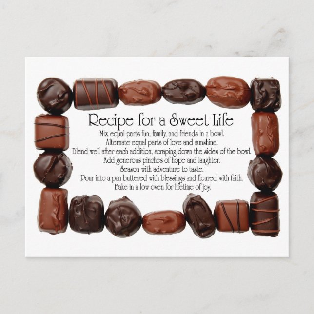 Receptbelagt godis Ram Vykort (Framsida)