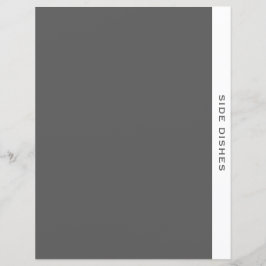 Receptdelare | Tillbehör | Enkel grå och vit