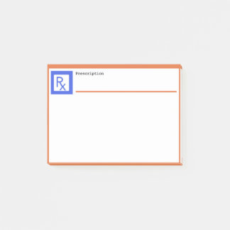 ReceptFaux RX Post-it Block