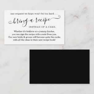 Receptförfrågan för parbadinvitation tilläggskort