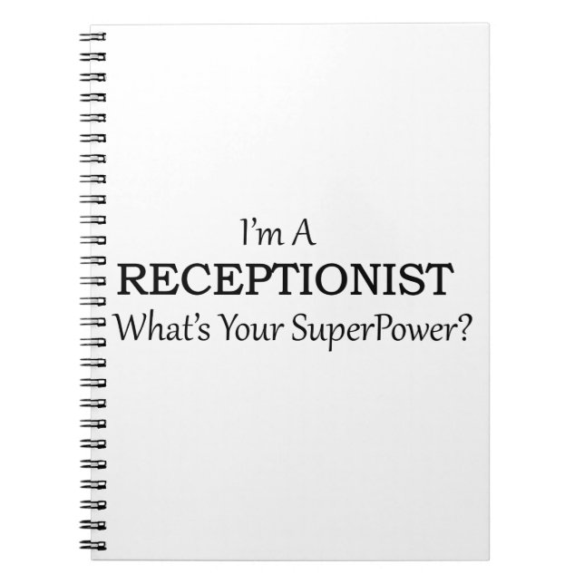 RECEPTIONIST ANTECKNINGSBOK (Framsidan)
