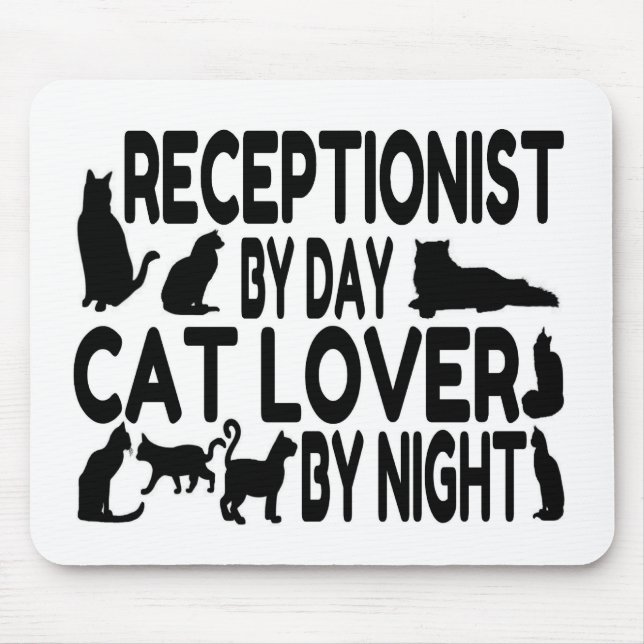 Receptionist Cat Lover Musmatta (Framsidan)