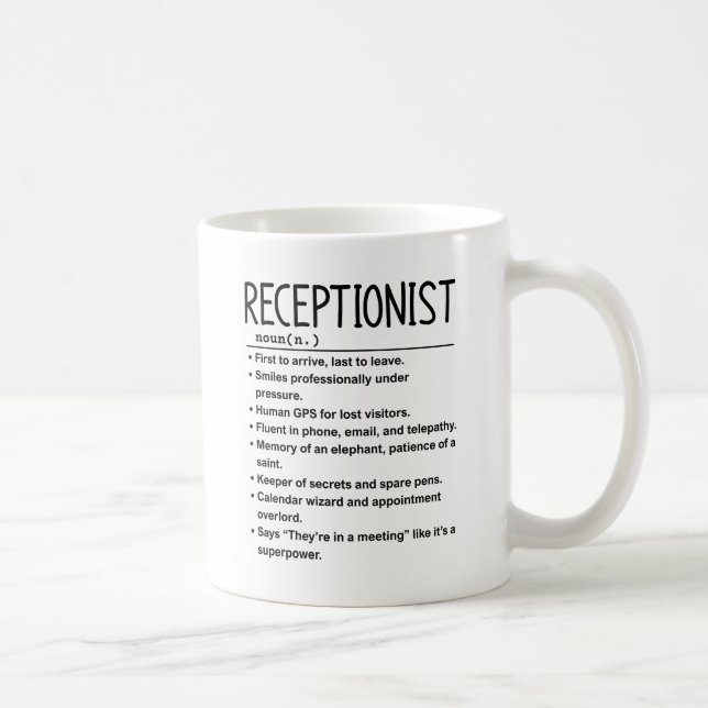 Receptionist Kaffemugg (Höger)