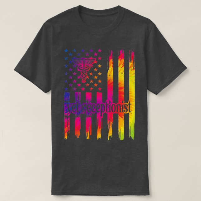 Receptionist vet Receptionist Secretary T Shirt (Design framsida)