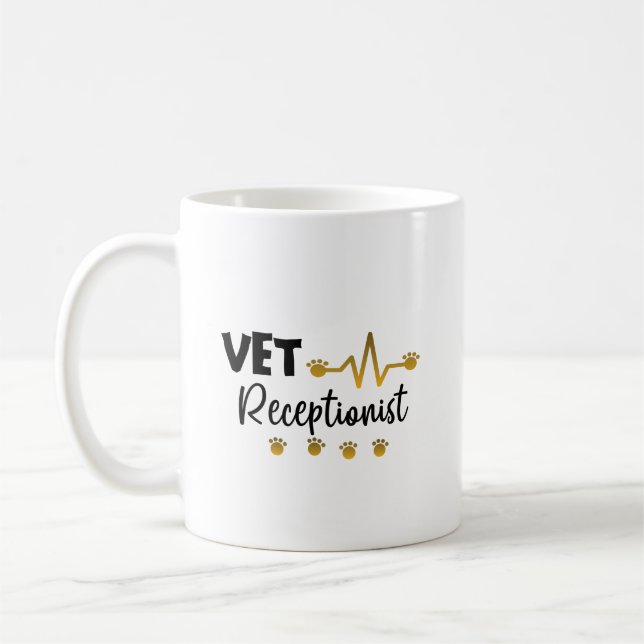 Receptionist Veterinär   Kaffemugg (Vänster)