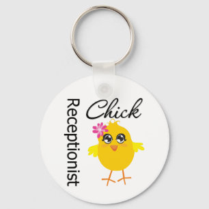 Receptionistchick Nyckelring