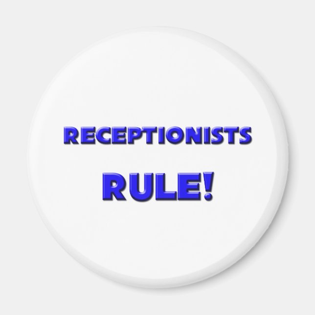 Receptionister-regel! Magnet (Framsidan)