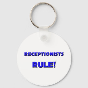 Receptionists härskar! nyckelring