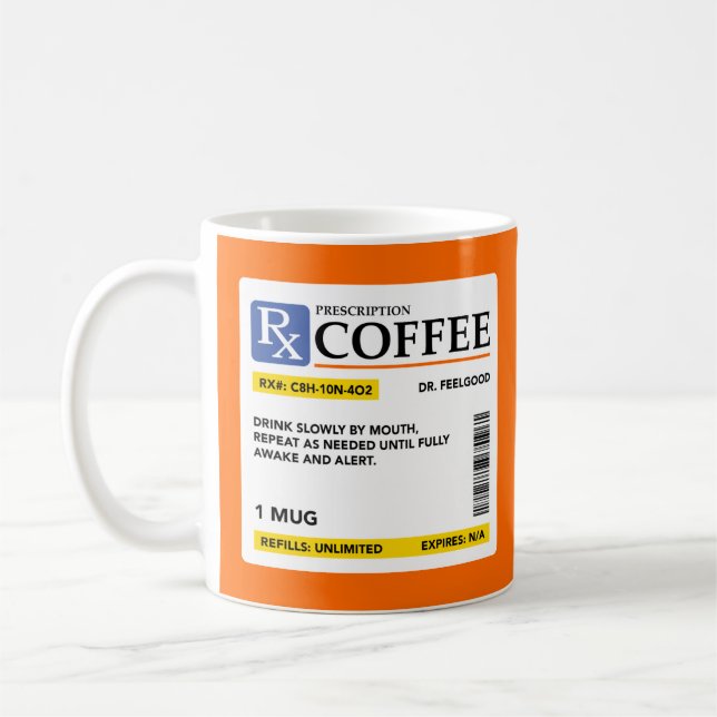 Receptkaffe Kaffemugg (Vänster)