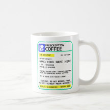 Receptkaffemuggen - tillfoga ditt namn