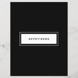 Receptkategori | Förrätter | Svart & Vitt