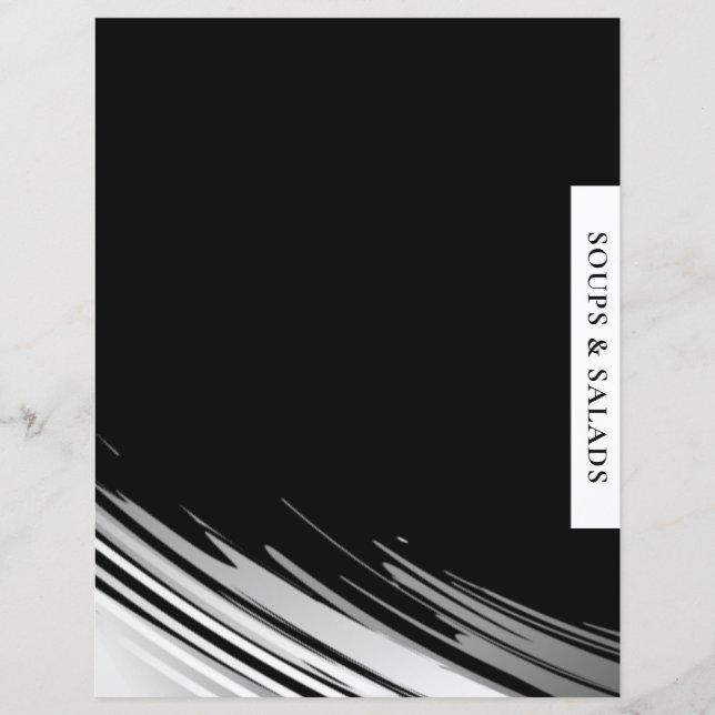 Receptkategori | Soppor & Sallader | Svart & Vitt (Framsida)